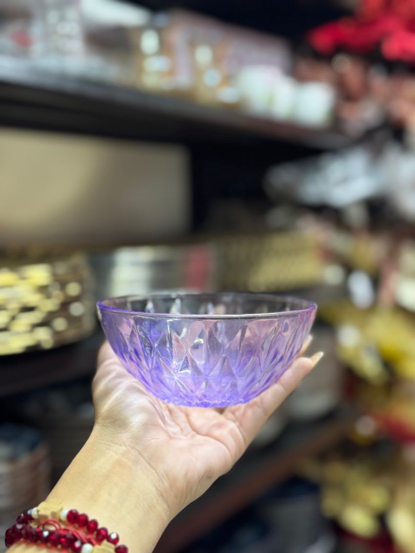 Bowl / Tazón efecto diamante 