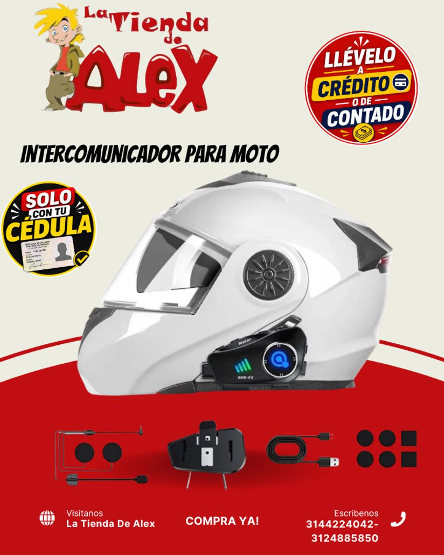 Intercomunicador para Moto