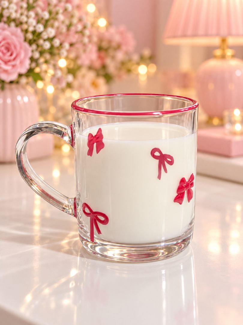 Mug en vidrio figuras 