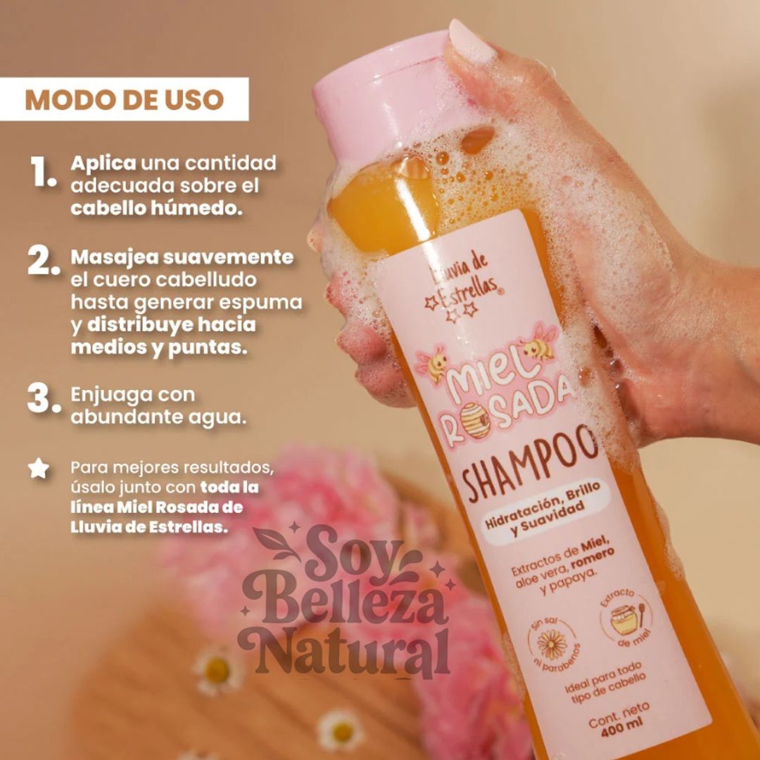 SHAMPOO MIEL ROSADA 400ml