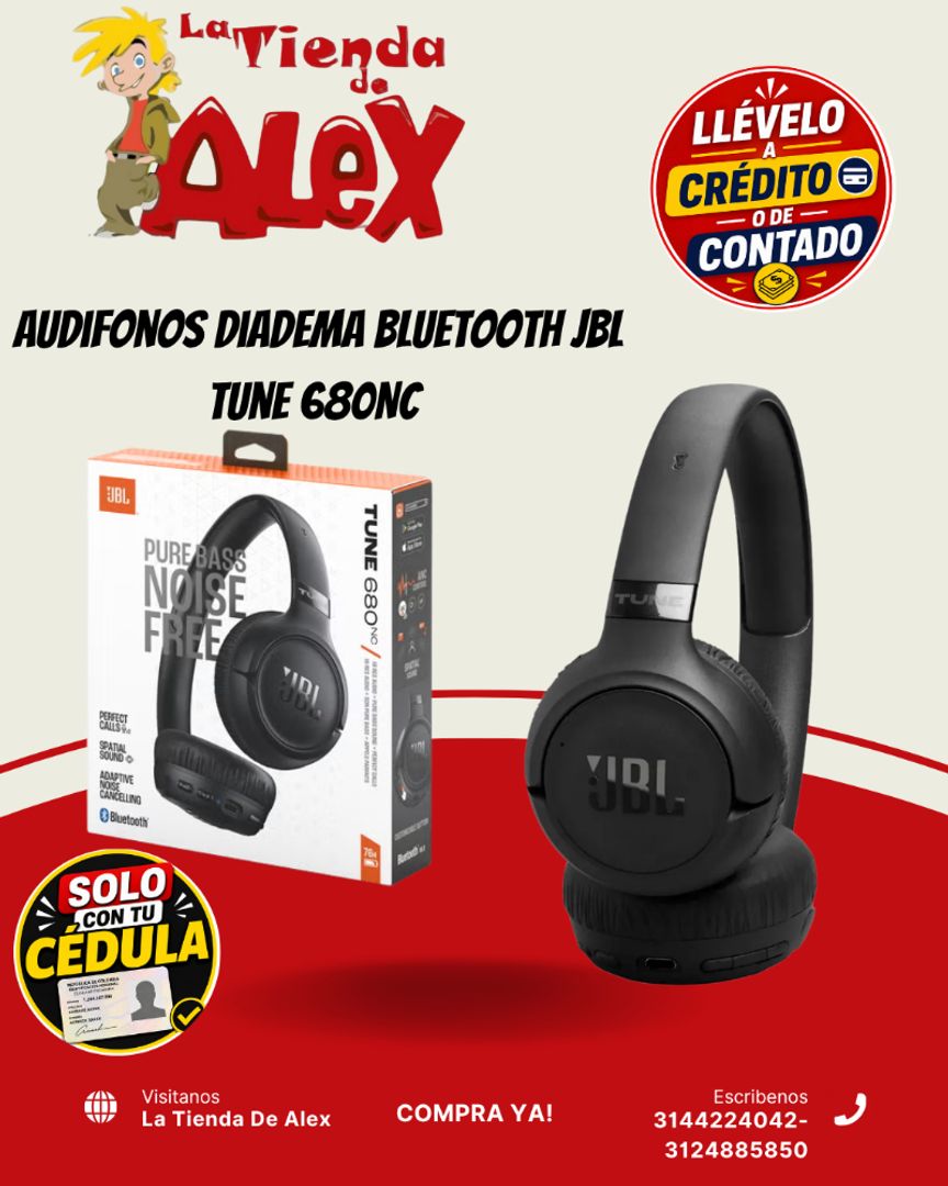 Audifonos Diadema Bluetooth JBL  Tune 680NC