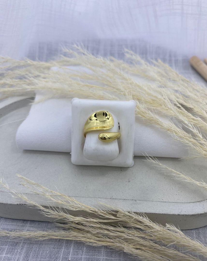 Anillo, dorado, covergold 