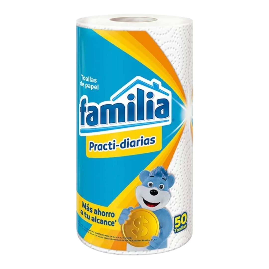 M. TOALLA COCINA FAMILIA PRACTI DIARIAS X 1 ROLLO X 50 HJ