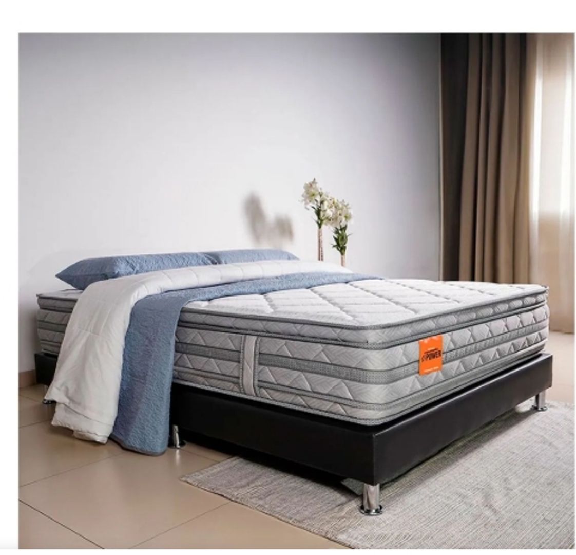 COL POWER MERCURIO 140X190X30 +J SABANAS 