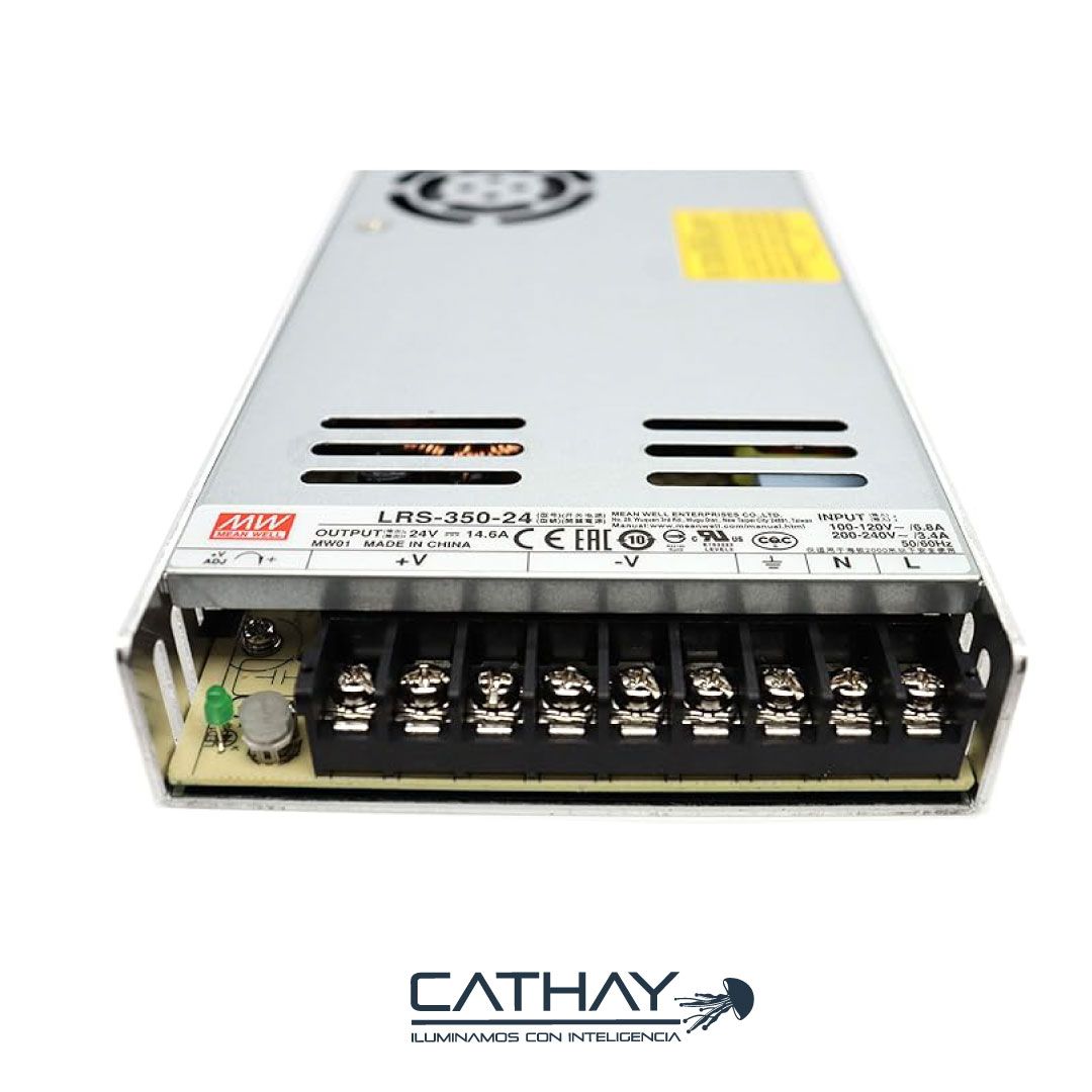 FUENTE DE PODER 24V DC 14,6 AMP 350W MEANWELL