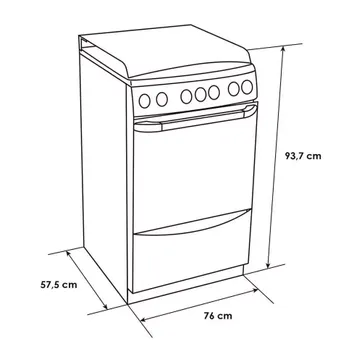 EST ABBA 6 PUESTOS GRILL PLANCHA T. VIDRIO - imagen 4