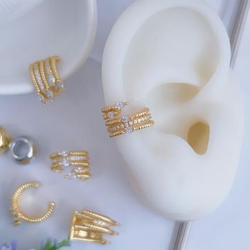 Imagen del producto Ear cuff rodio 