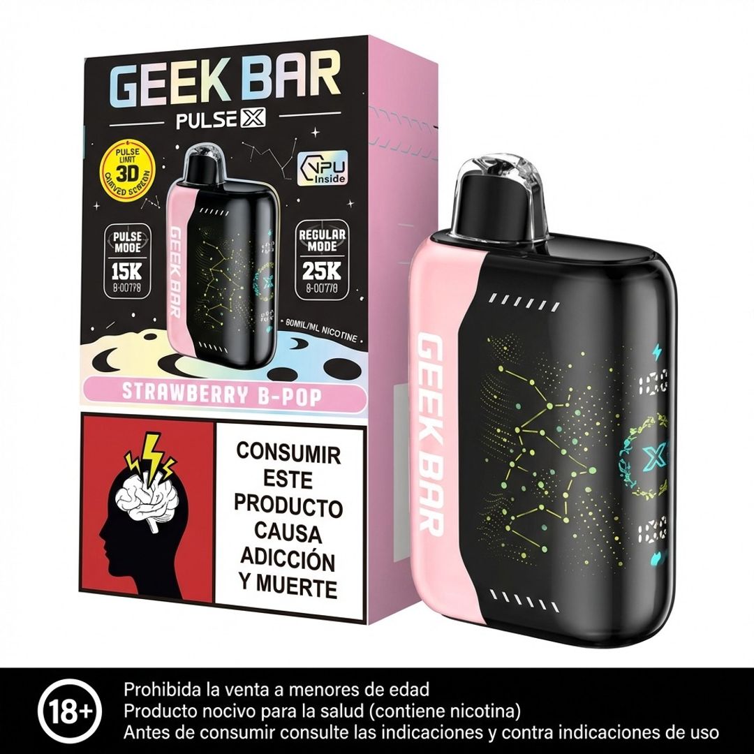 Geek Bar Pulse X Strawberry B Burst 25.000 Puffs