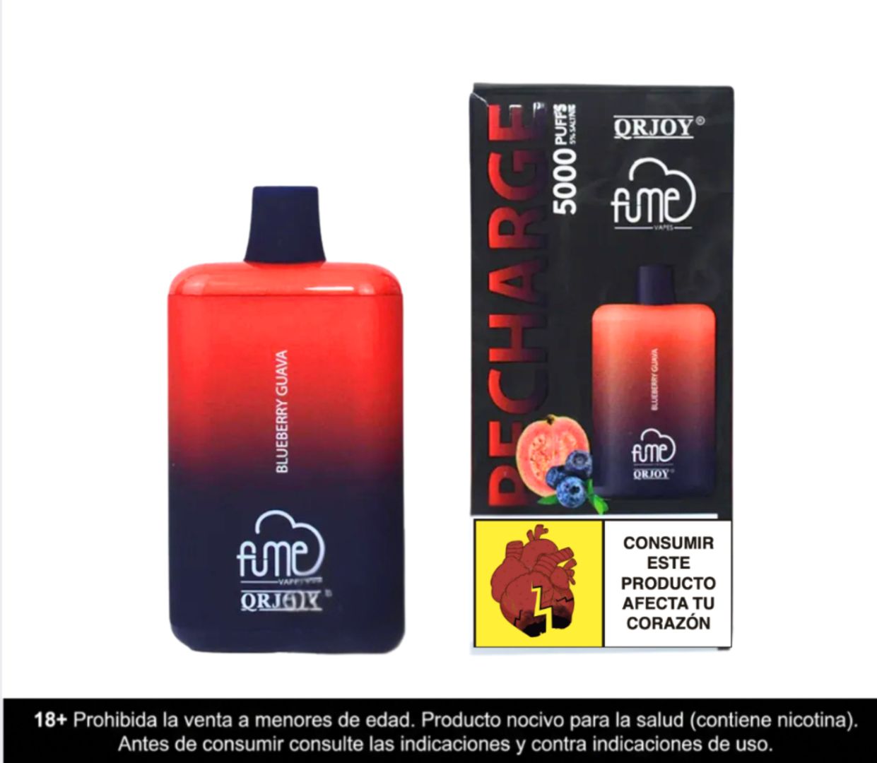 Fume Recharge Blueberry Guava 5.000 Puffs