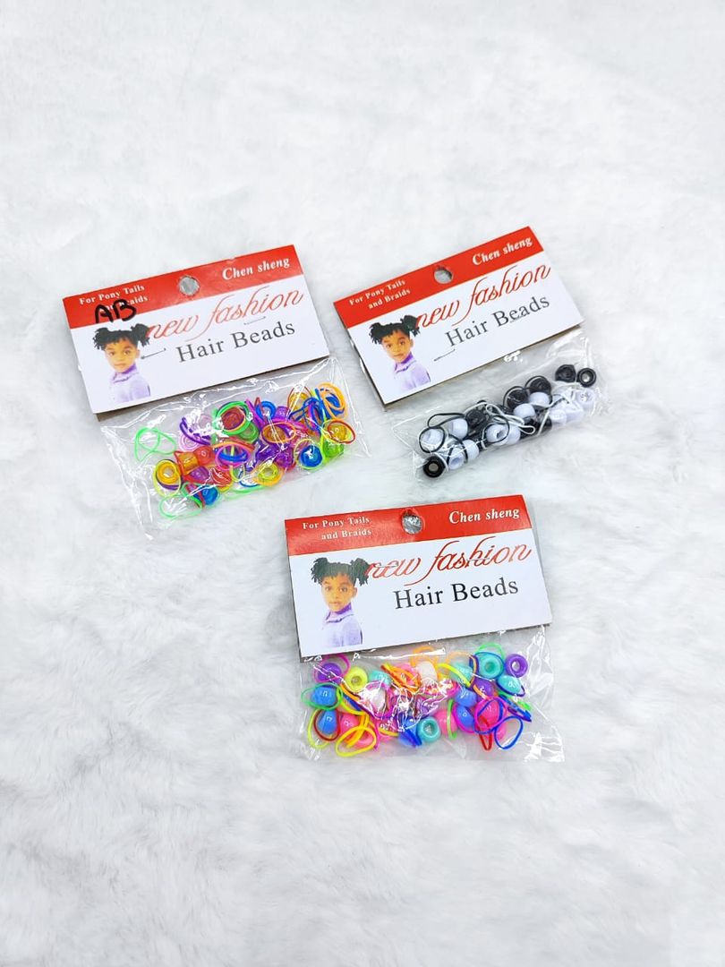 Pqt chaquira y cauchos 