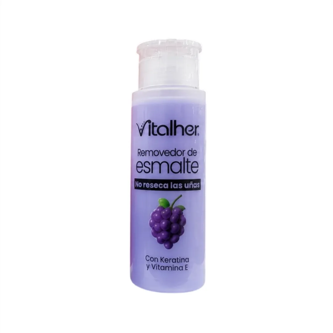 VITALHER REMOVEDOR DE ESMALTE UVA 240ML