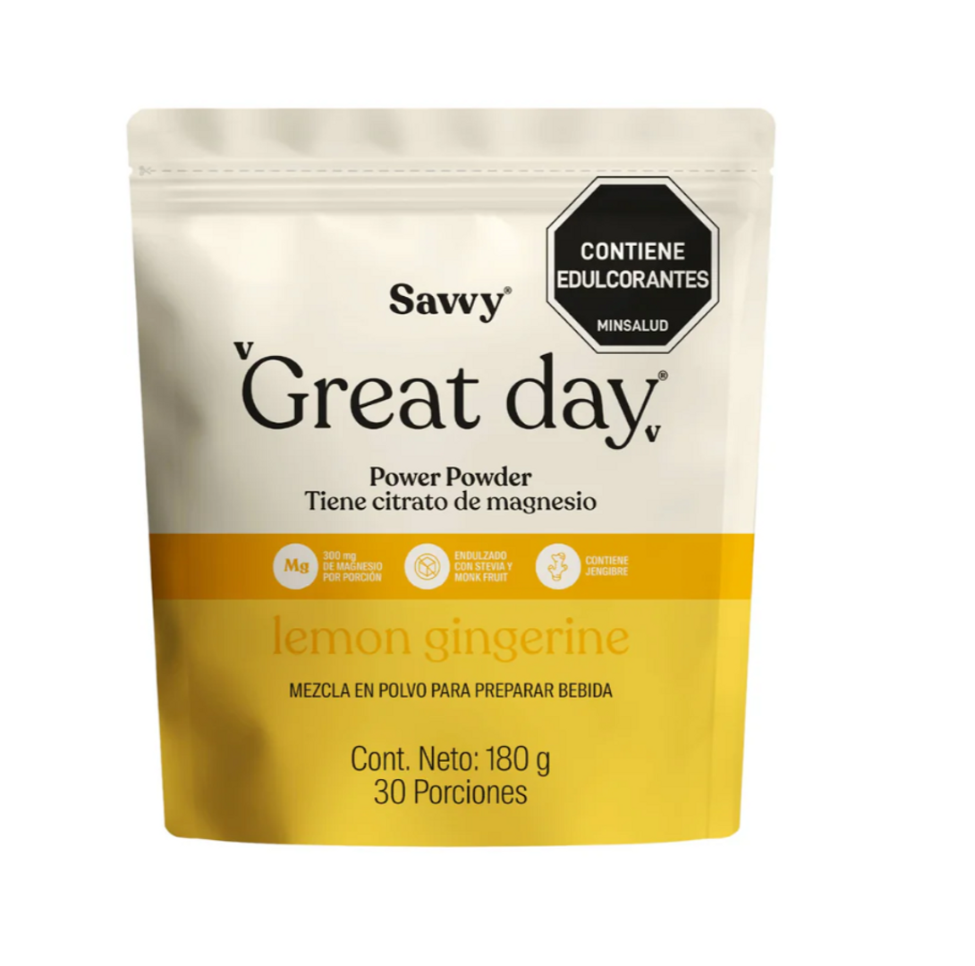 GREAT DAY LEMON GINGERINE X 180 GR SAVVY