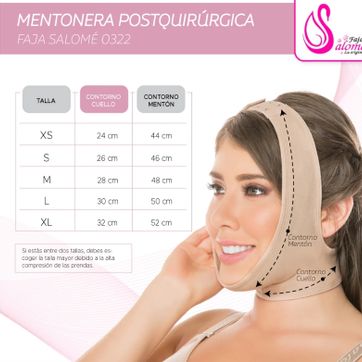 MENTONERA POSTQUIRÚRGICA FAJAS SALOMÉ 322  - imagen 2