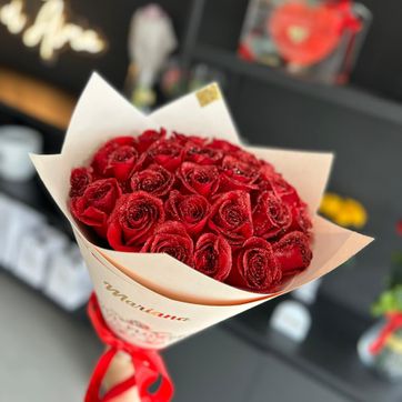 Imagen del producto BUCHON POR 25 ROSAS GLITTER