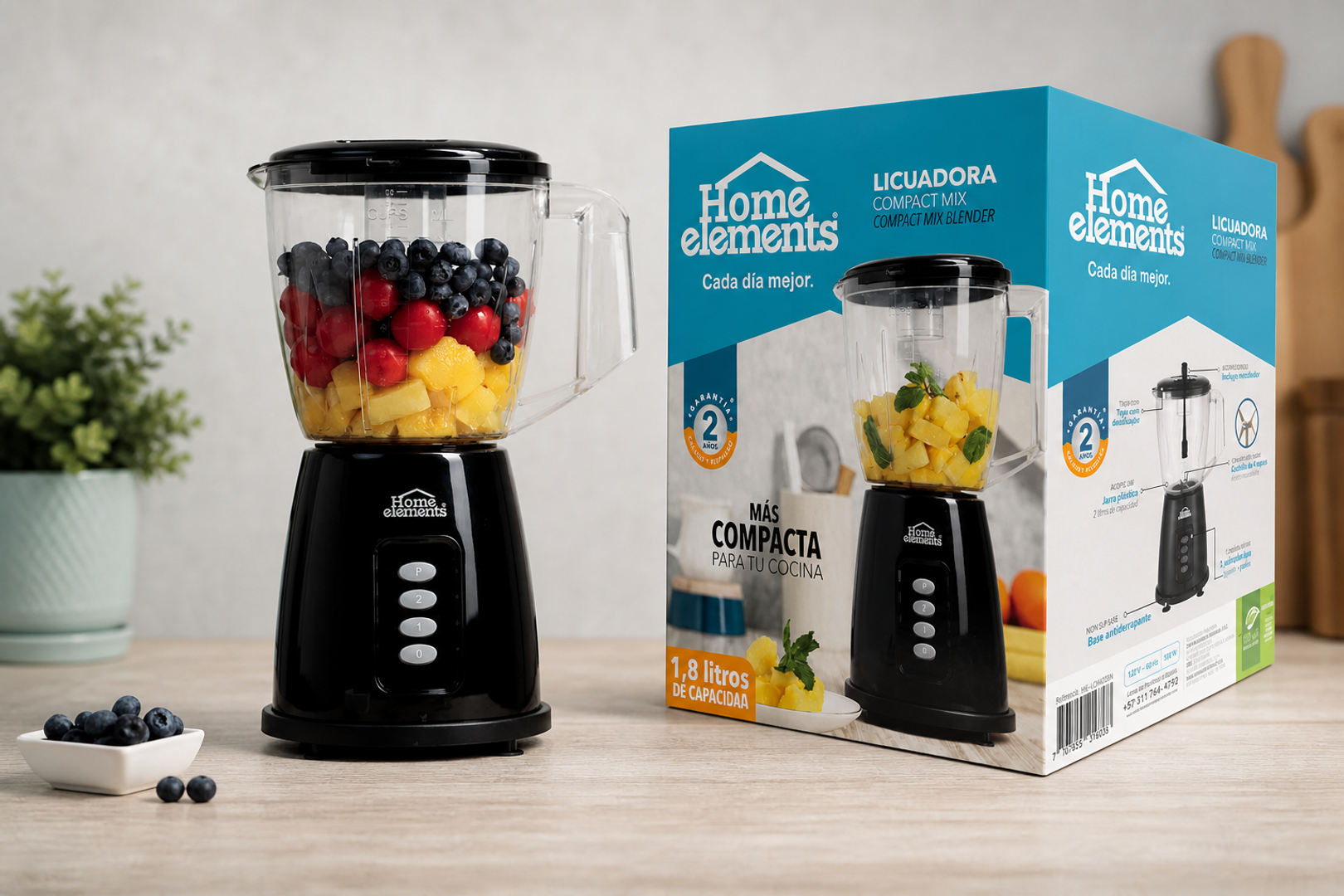 LICUADORA COMPACTMIX NEGRO-C. SANTANDER