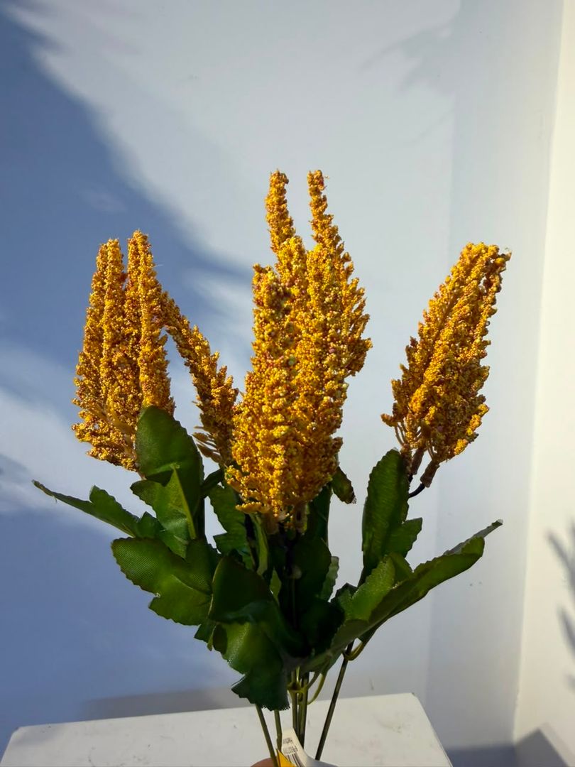 FOLLAJE ESPIGA X 6 NARANJA