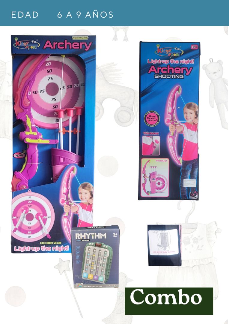 Tiro de arco de niña 