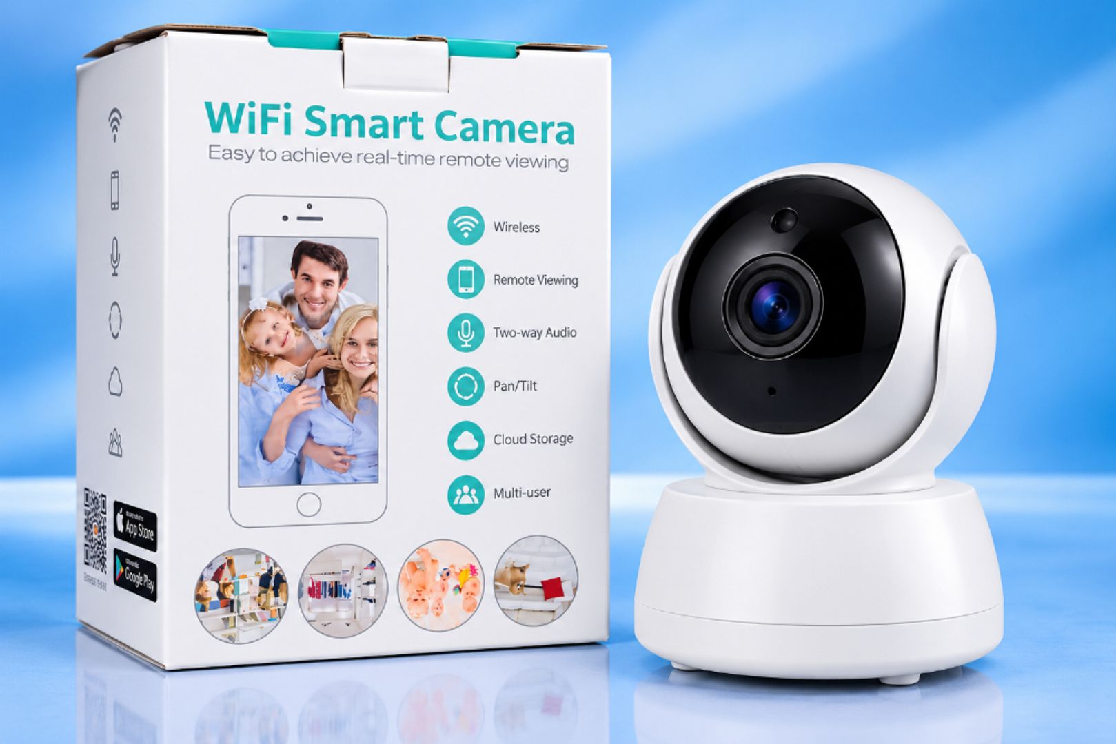 Cámara de Seguridad WiFi Smart Camera