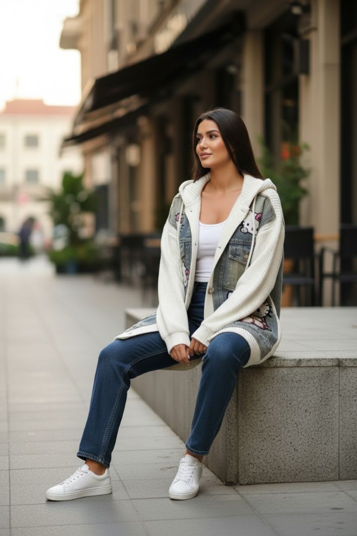 CHAQUETA HELLO KITTY DENIM 