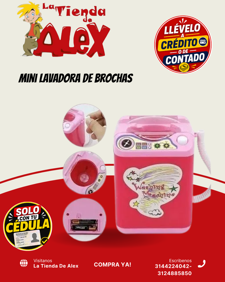 Mini Lavadora de Brochas