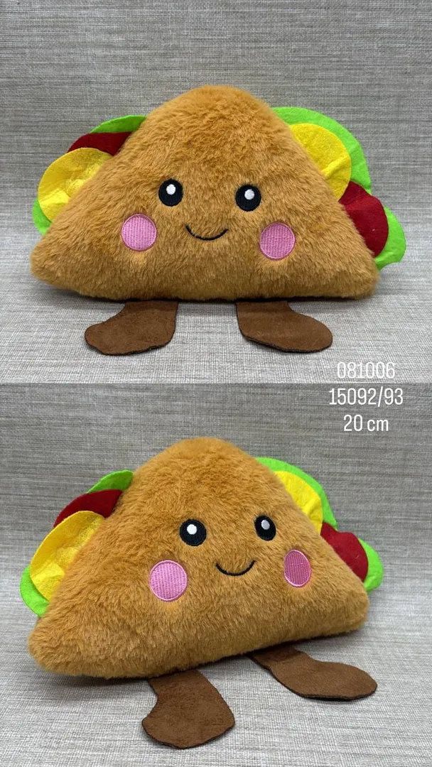 PELUCHE DE TACO MEXICANO 22 CM