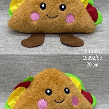 Imagen del producto PELUCHE DE TACO MEXICANO 22 CM