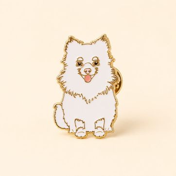 PIN POMERANIA BLANCO - imagen 1