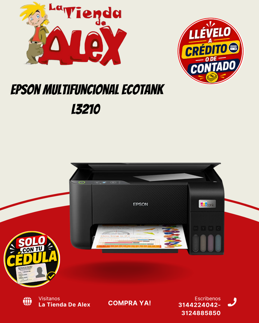 Epson Multifuncional Ecotank L3210 