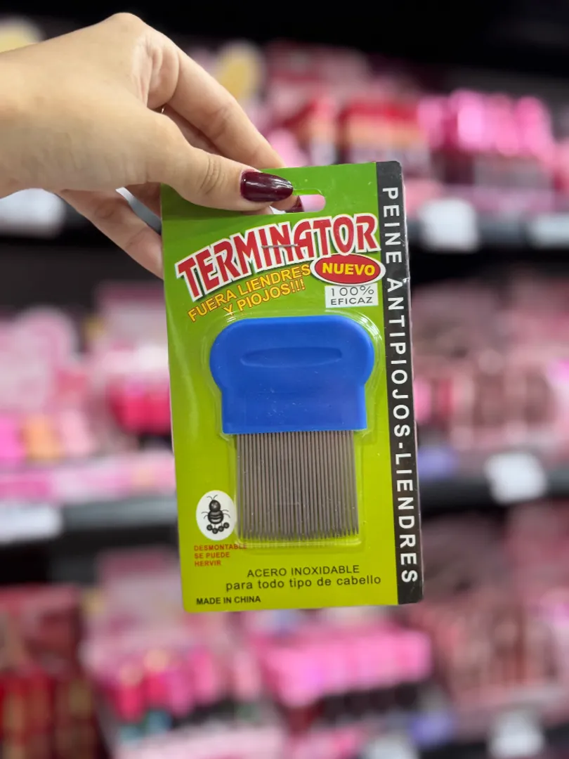 Peine Liendrera de Acero Inoxidable Terminator