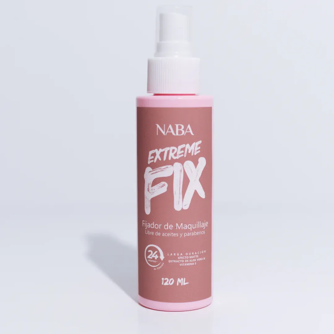 FIJADOR DE MAQUILLAJE EXTREME FIX 120ML NABA