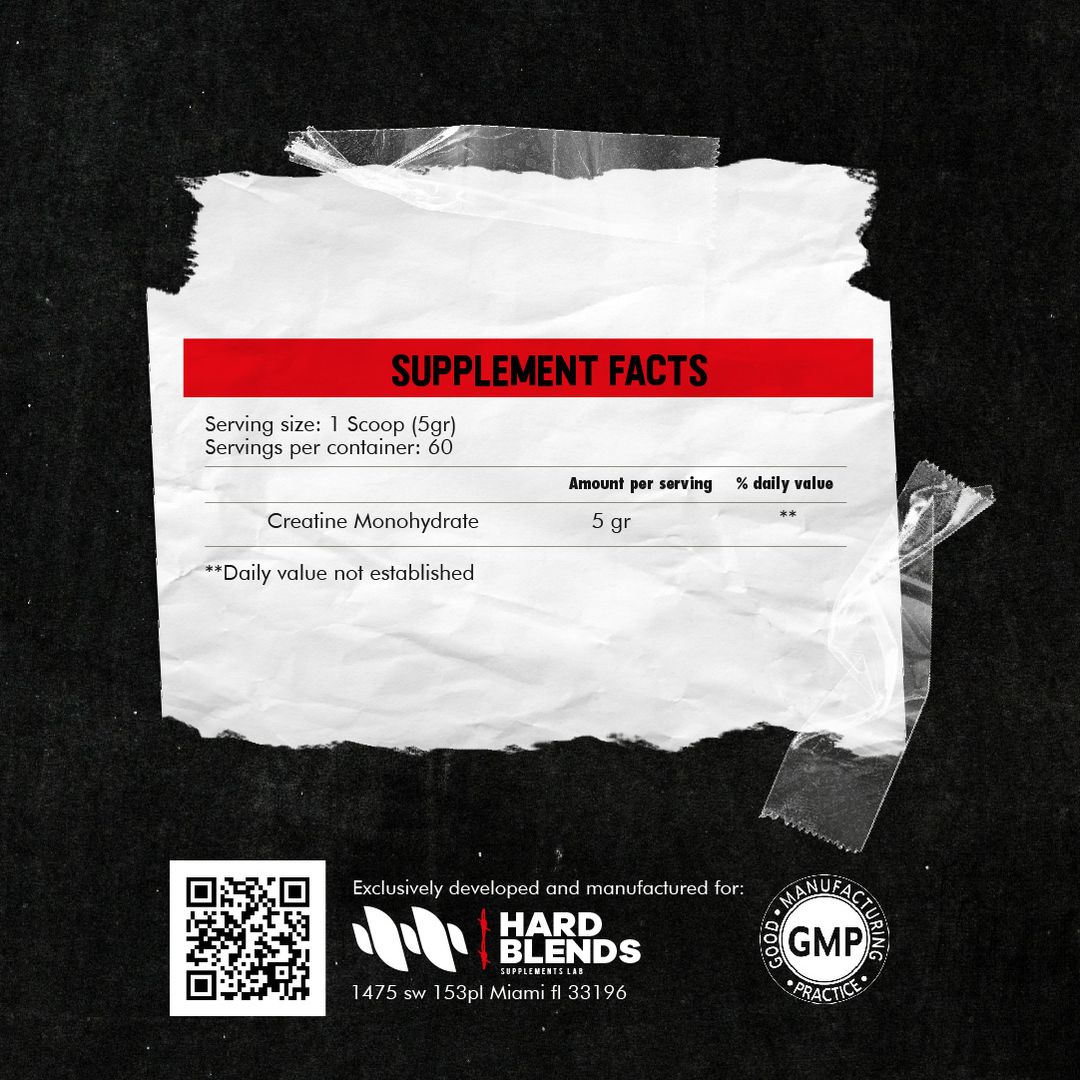 Creatina hard blends 60 servicios