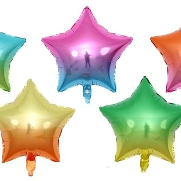 Imagen del producto GLOBO FOIL ESTRELLA 9' DEGRADE SURTIDO 