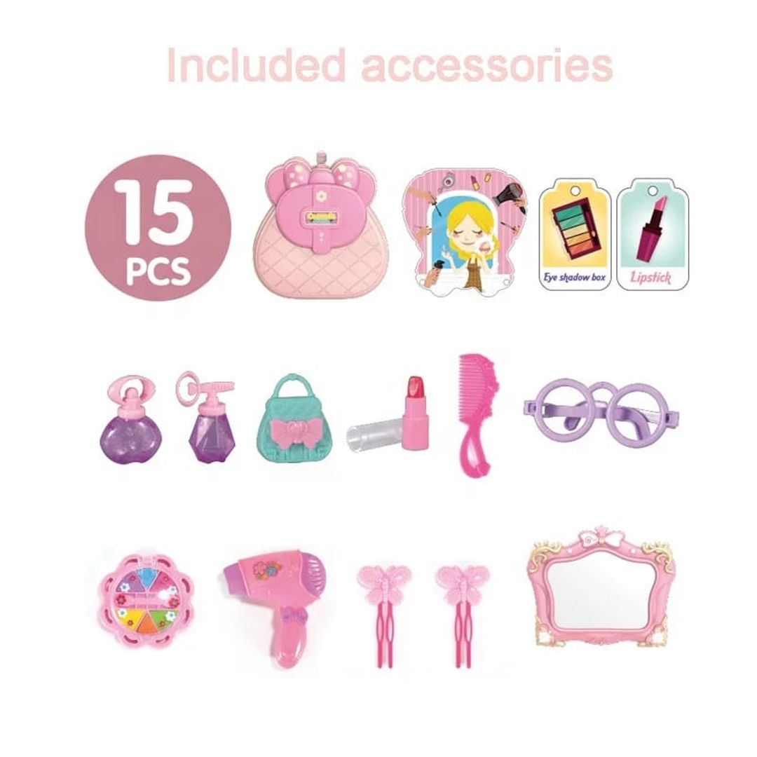 Kit Cosmeticos Lonchera Maquillaje Juguete De Belleza Niñas
