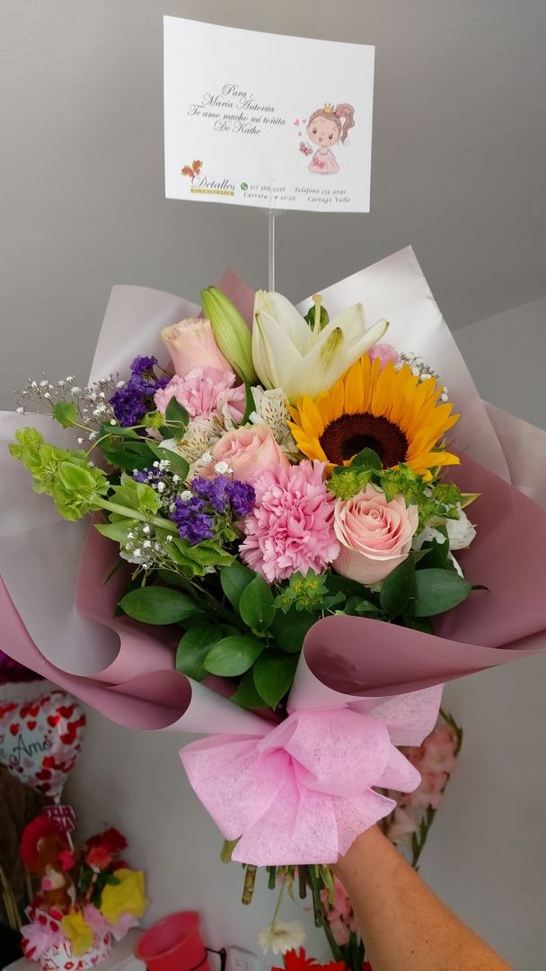  yugo surtido con girasol