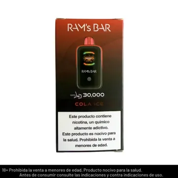 Imagen del producto Rams Bar Cola Ice 30.000 Puffs