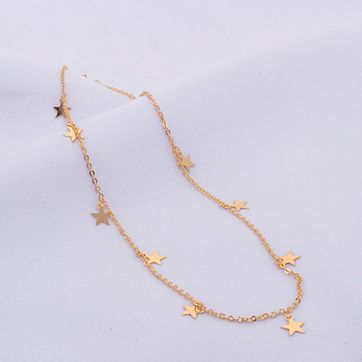 Imagen del producto COLLAR LAMINA ESTRELLAS 2MM. 45CM 718008A301