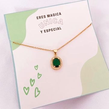 Imagen del producto CADENITA PIEDRA VERDE 