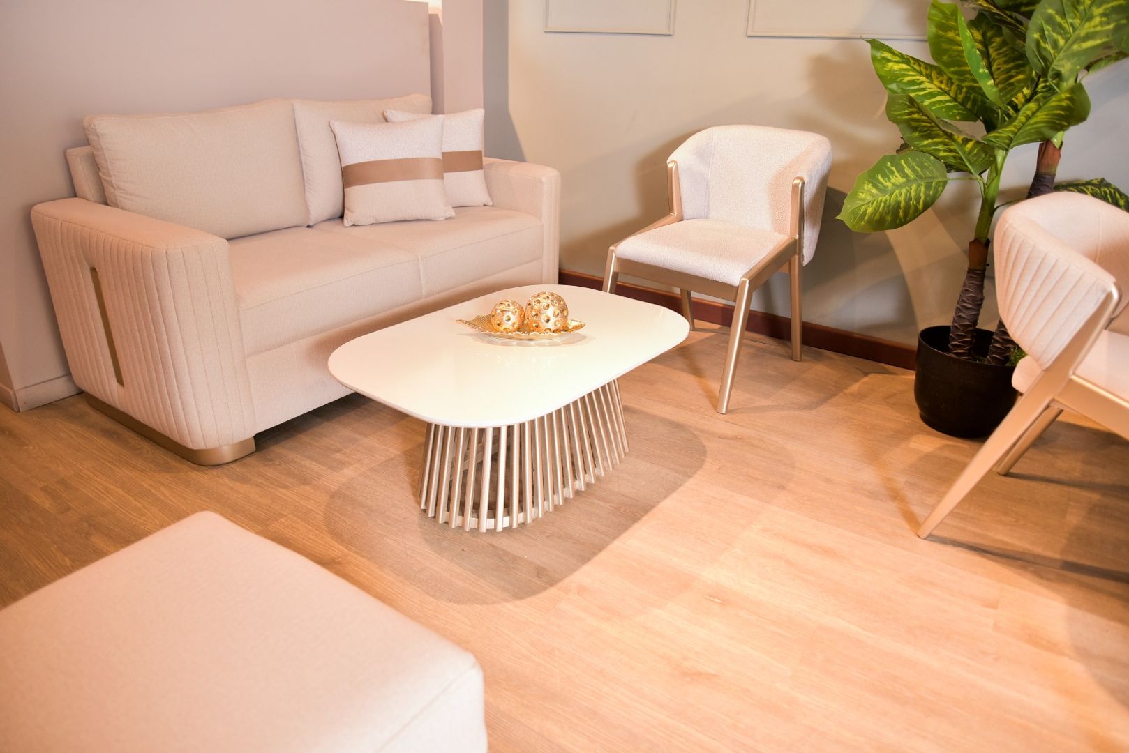 SALA IBIZA CHAMPAÑA TELA BEIGE