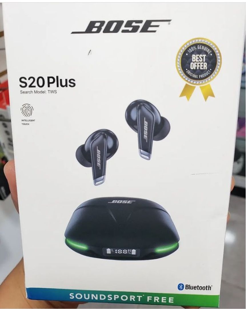 Audífonos TWS Bluetooth Bose S20 Plus