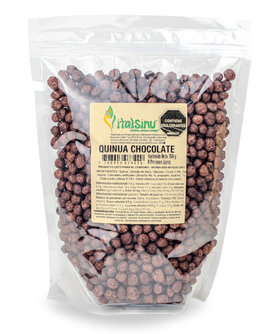 QUINUA CHOCOLATE X 250 GR VITAL SINU