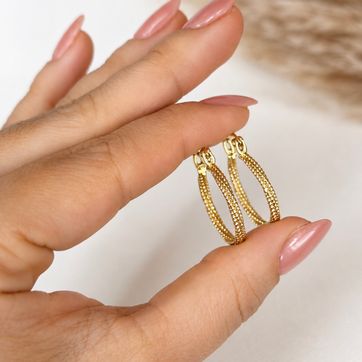 Imagen del producto Candonga mediana diamantada 
