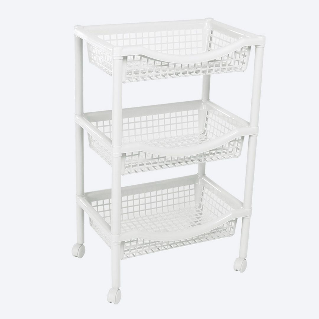 CANASTA MOVIL RECTANGULAR 7083 BLANCA RIMAX	