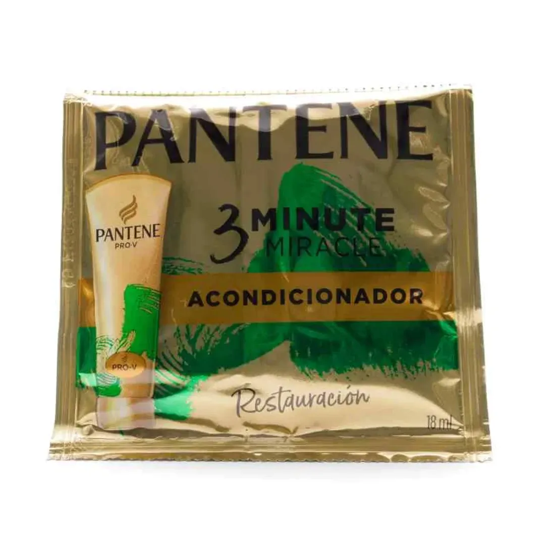 ACOND PANTENE 3 MINUTOS TIRA X 12 SOB 18ML