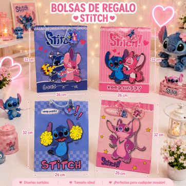 Imagen del producto Bolsa de regalo mediana Stitch 