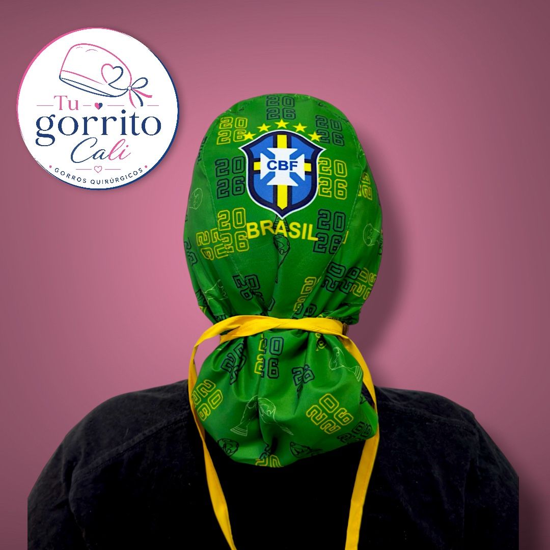 Mundial selección Brasil fondo verde 