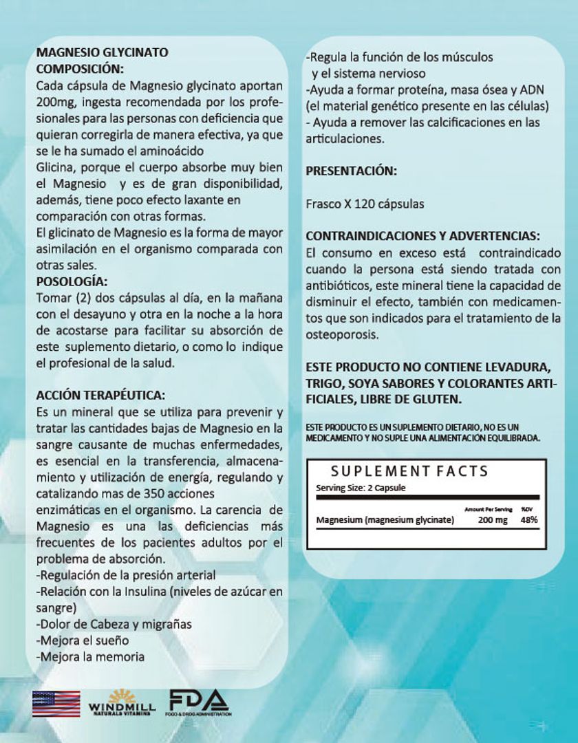 GLYCINATO DE MAGNESIO