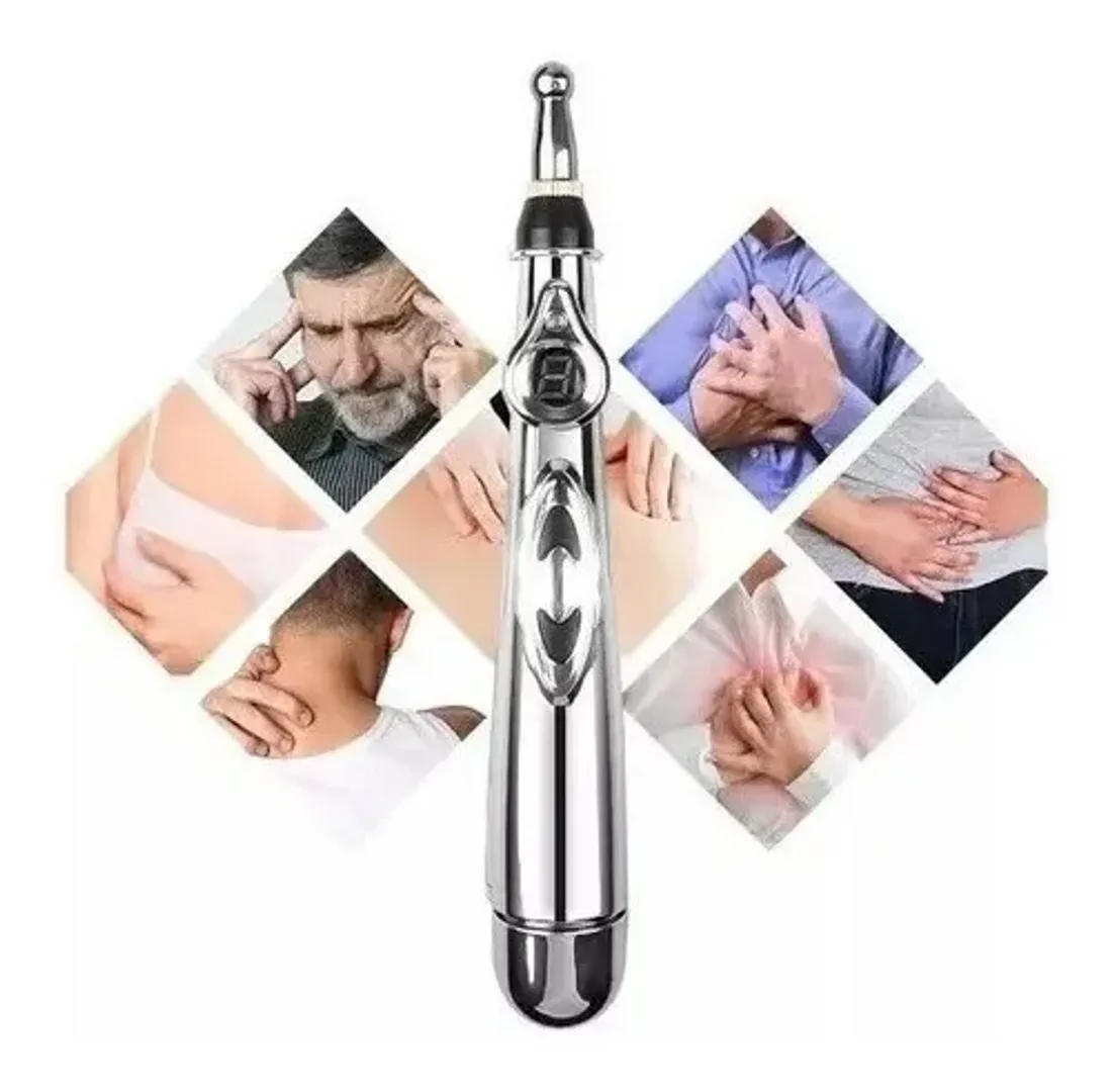 Lápiz Acupuntura Electrónico PEN DF-618 3 Cabezales Pantalla Digital