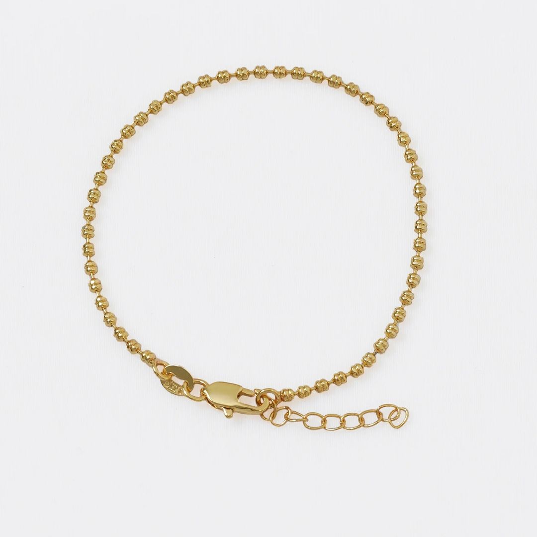 Pulsera militar doble delgada 16cm+ extensor 