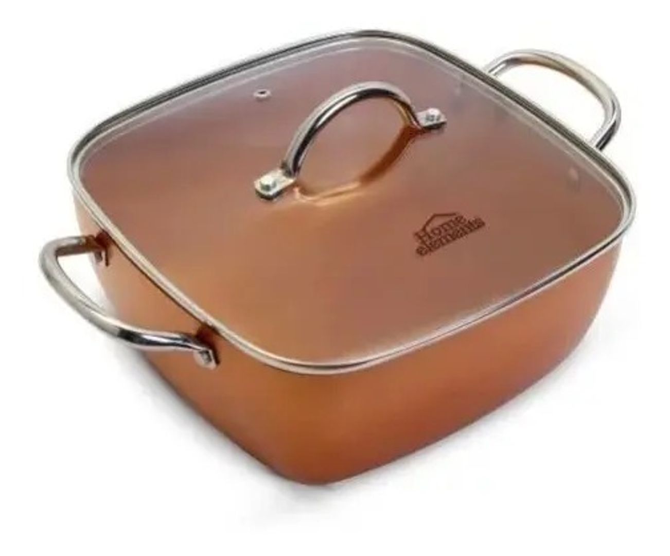 OLLA COPPER HOME ELEMENTS MULTIUSOS CUADRADA 24 CM