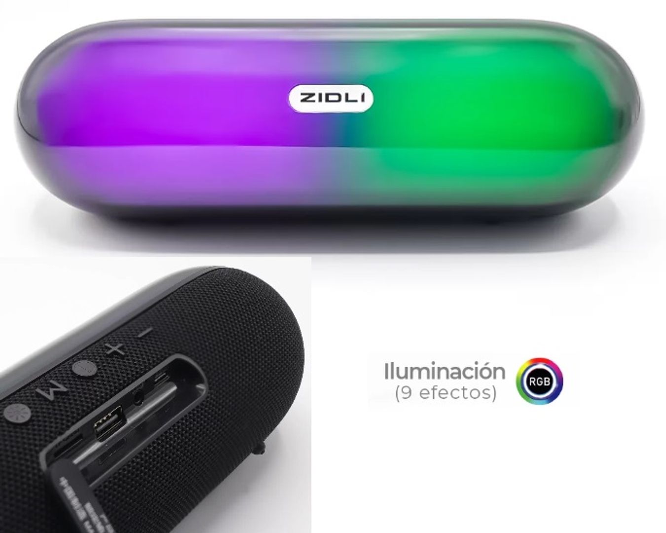 Parlante Zidli-D2 Bluetooth